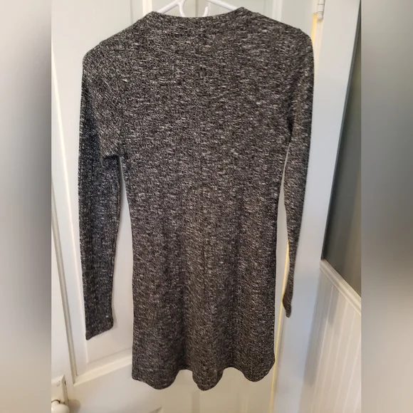 Topshop Grey Heather Mock Neck Dress - Picture 5 of 7